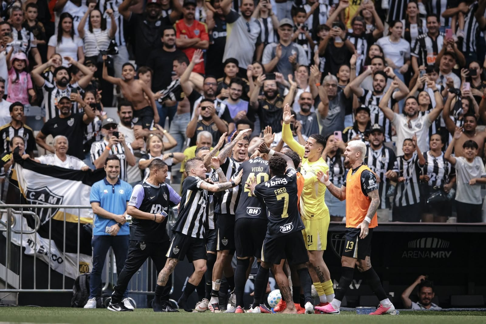Atlético Mineiro superó a Santos por 3 penales contra 1