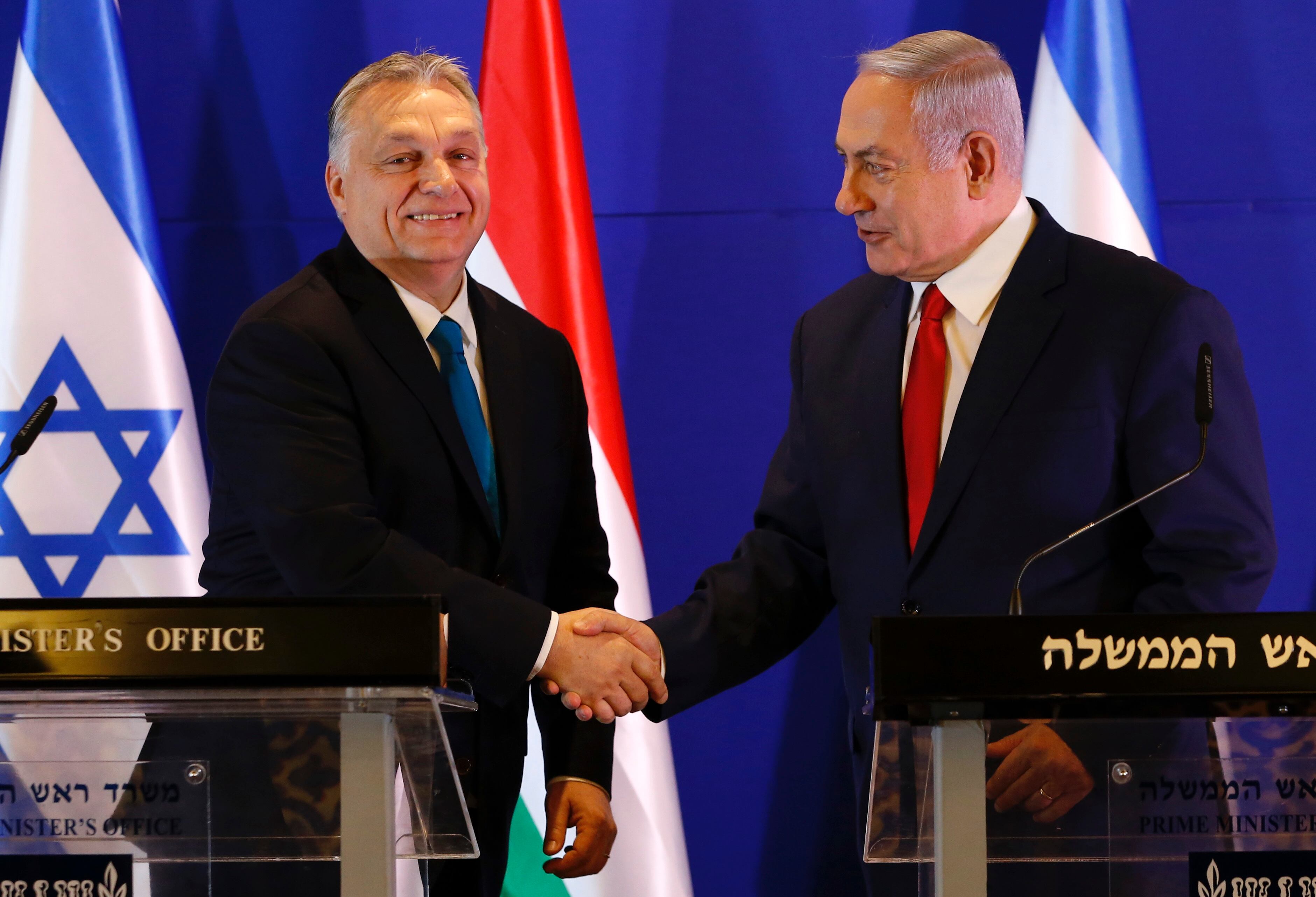 Orbán con Netanyahu