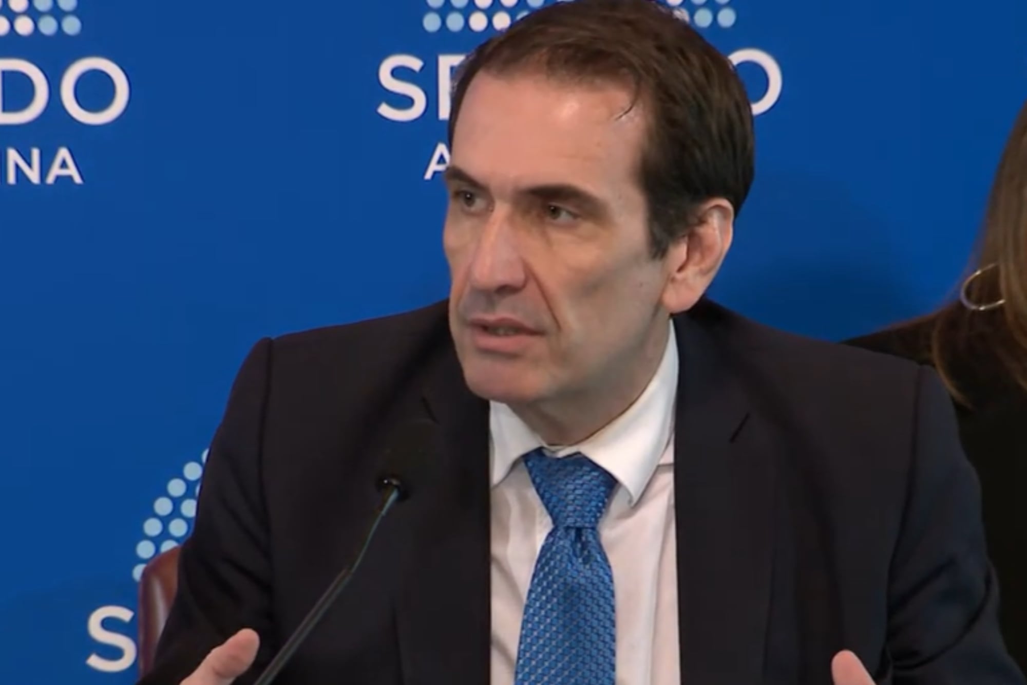 Pablo Cervi, senador de LLA
