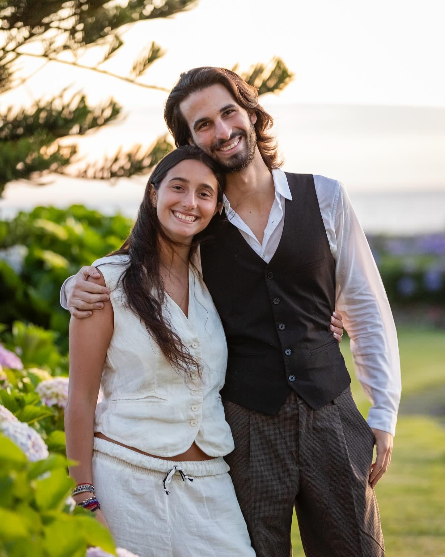 Franco Yankelevich con su hermana Azul (Foto: Instagram @francoyan)