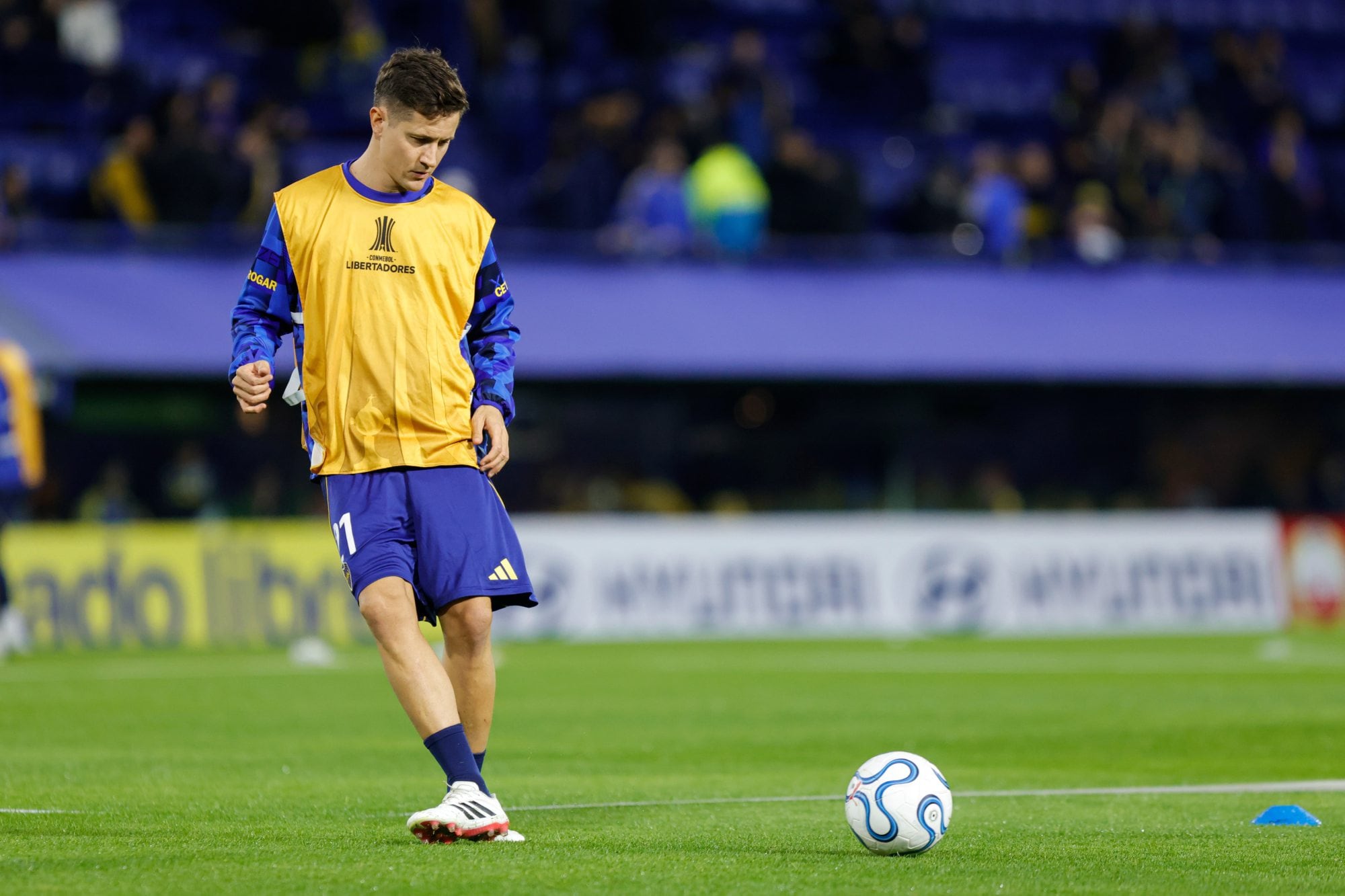 Ander Herrera es titular en la Bombonera