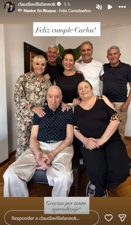 Carlos Bilardo cumplió 88 años: el festejo en su casa junto a Oscar Ruggeri y Claudia Villafañe 9 Claudia Villafañe formó parte del festejo de cumpleaños de Bilardo
