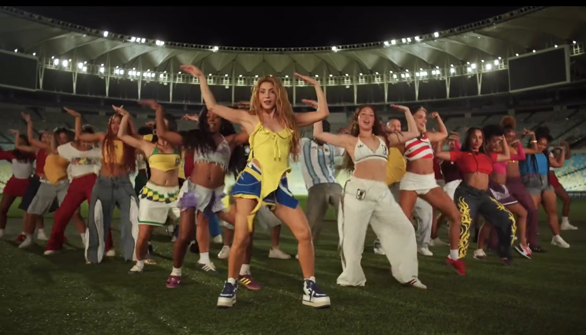 El videoclip con la canción del Mundial se grabó en el estadio Maracaná de Brasil