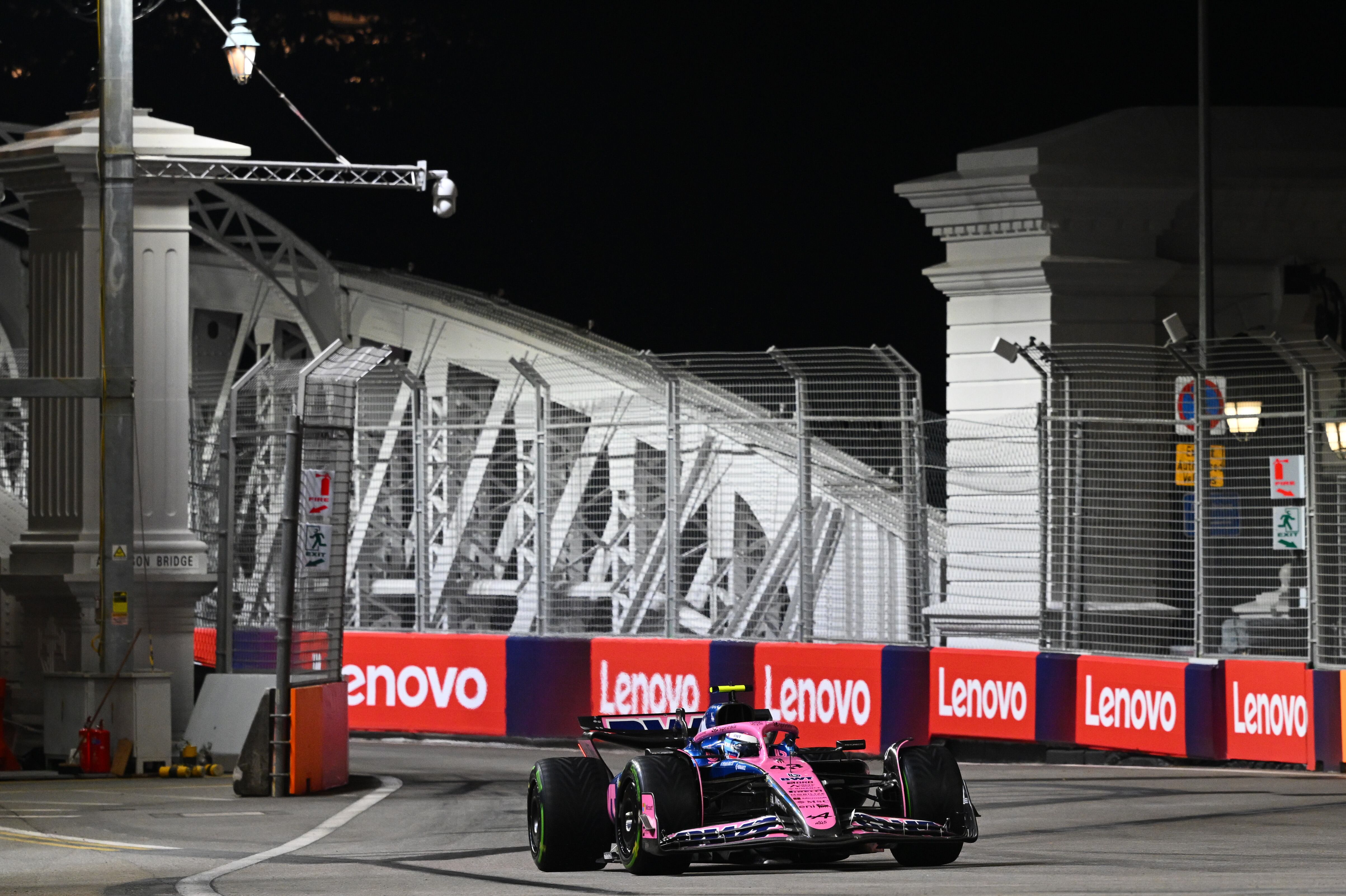 Colapinto terminó delante de Gasly en Singapur