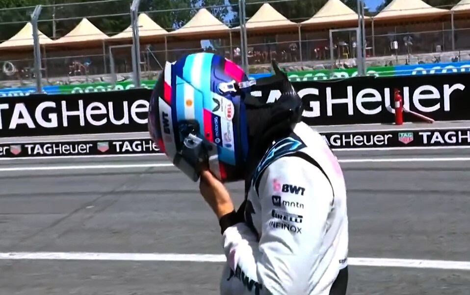 El regreso a los boxes de Franco Colapinto, tras los problemas técnicos en su Alpine