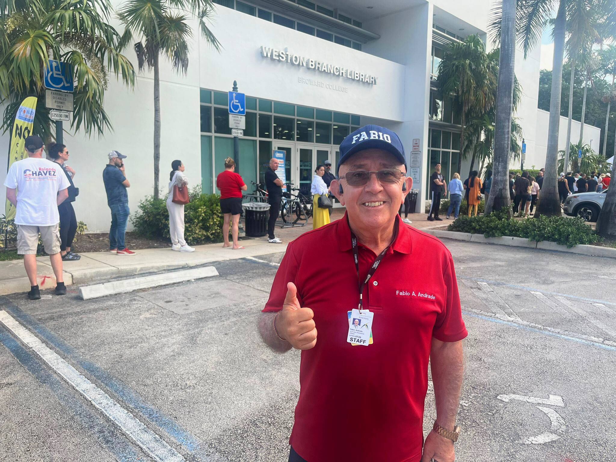 El colombiano Fabio Andrade buscar ser comisionado en la ciudad de Weston y respalda a Trump