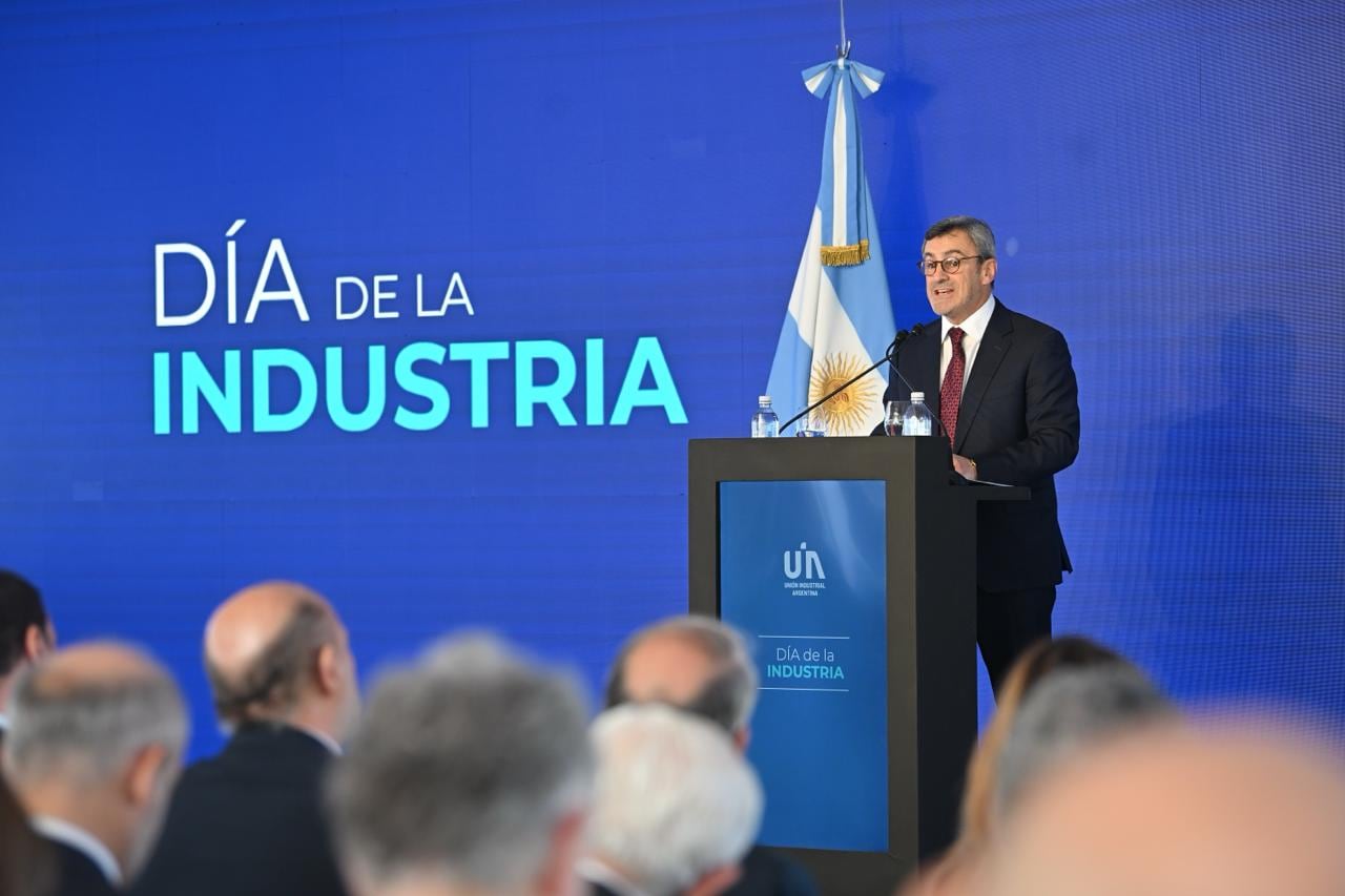 Martín Rappallini, El presidente de la Unión Industrial Argentina, disertó en el Día de la Industria Argentina