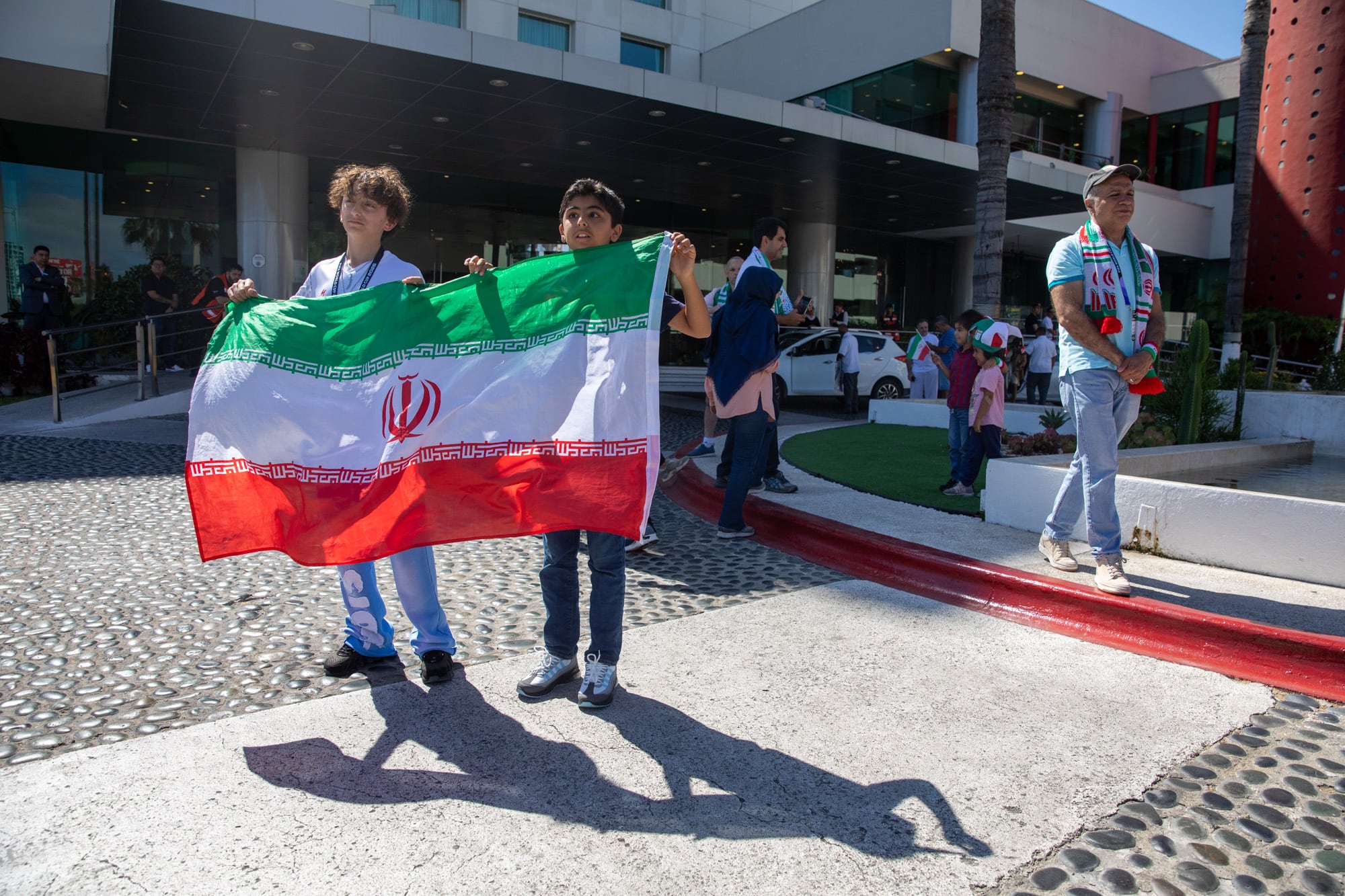 Irán dejó una carta en el vestuario en agradecimiento al trato que recibió en Los Ángeles
