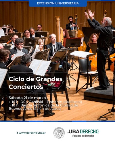 El Ciclo de Grandes Conciertos de la Universidad de Derecho es con entrada gratuita desde las 16 horas