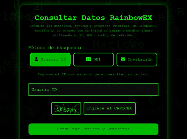 Plataforma diseñada por el security checker y hacker