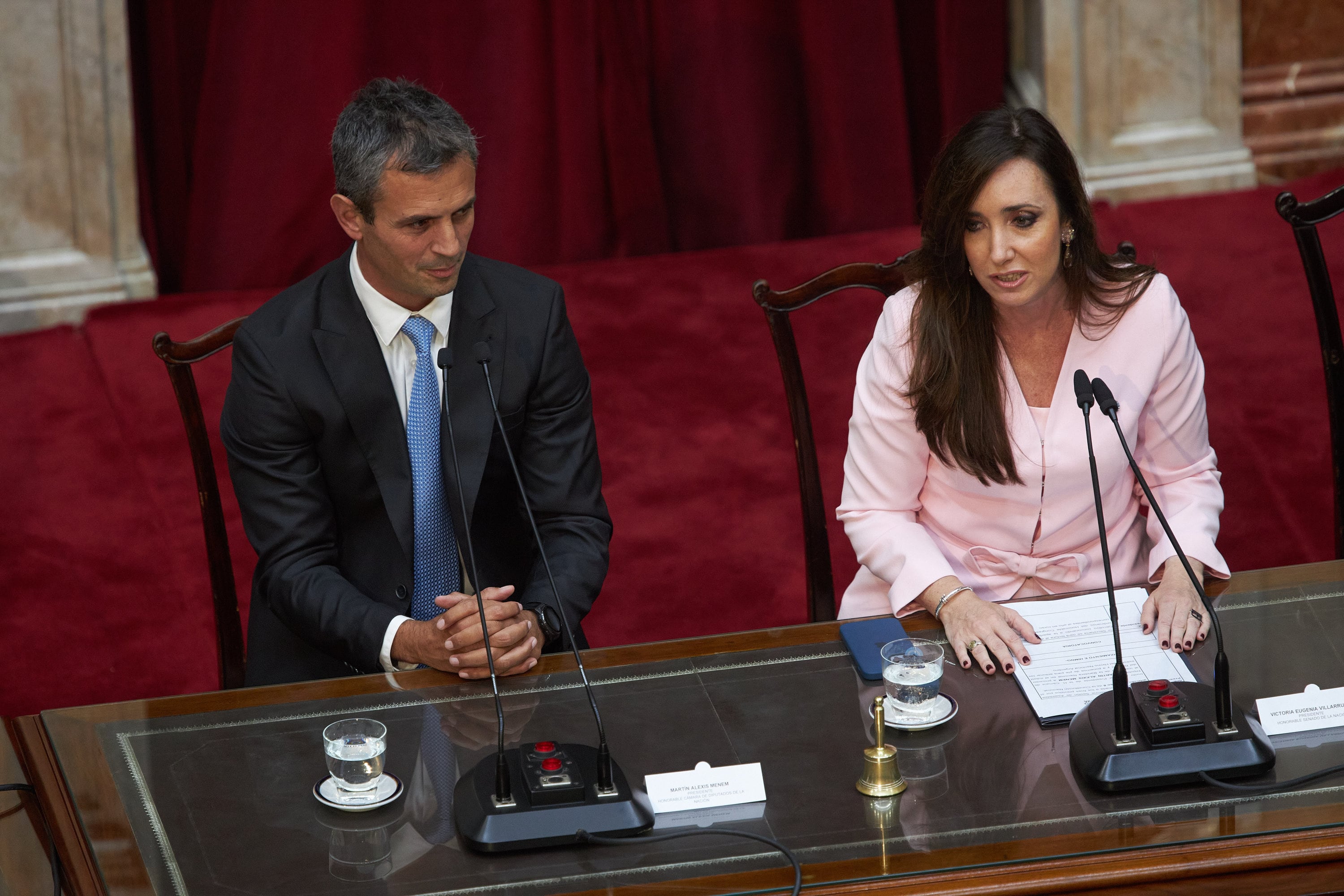 Victoria Villarruel y Martín Menem cierran la comisión bicameral que intentó controlar la venta de papel de diarios