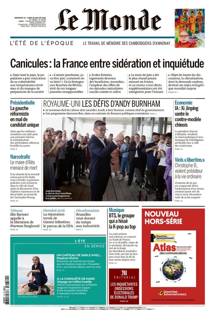 En Francia, Le Monde se centró en la gestión de esta Copa del Mundo por parte de Gianni Infantino