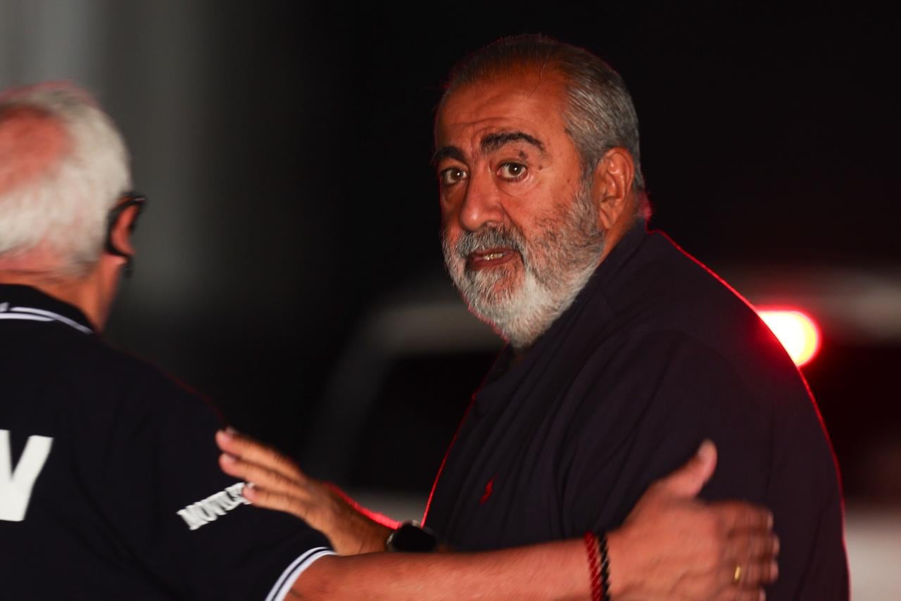 Héctor Daer, en la previa de la reunión de la mesa chica de la CGT