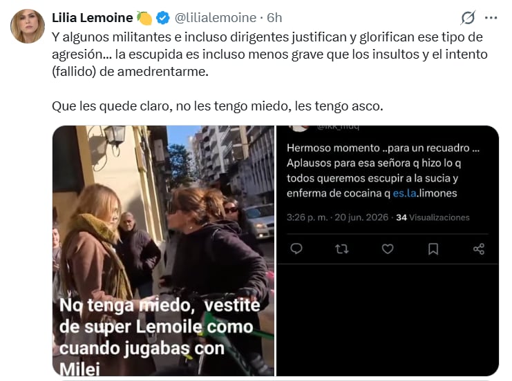 El posteo de Lemoine