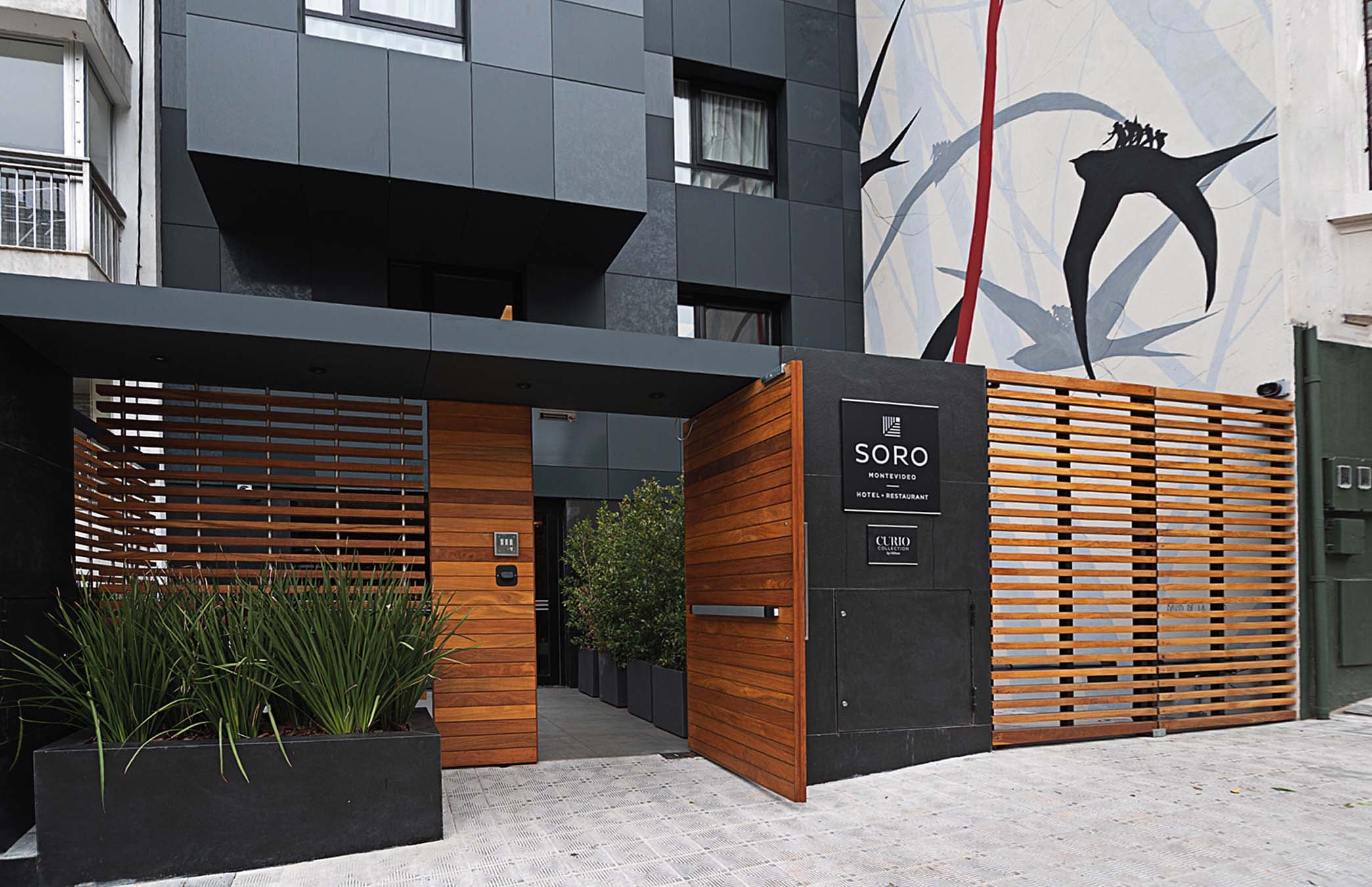 La fachada de Soro Montevideo