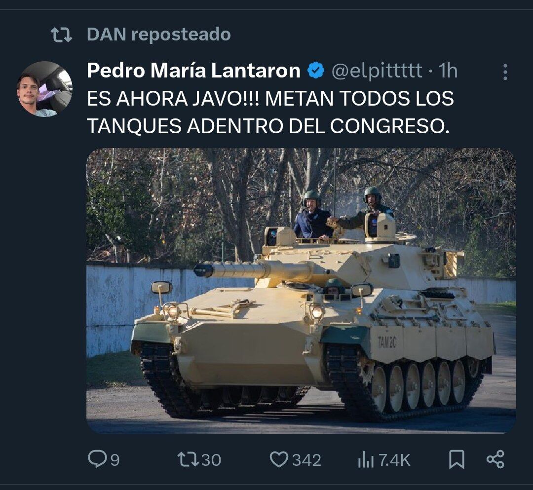 Otro mensaje de tuiteros libertarios