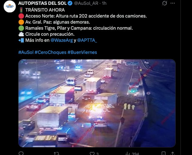 El reporte oficial de AuSol al respecto