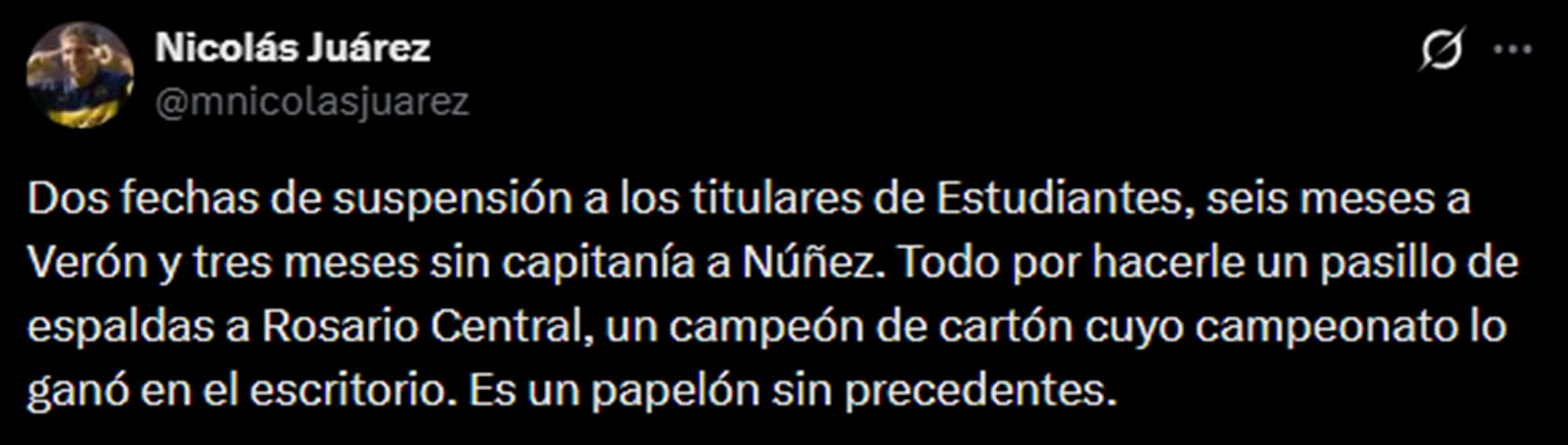 Las redes manifestaron su repudio y apoyaron a Estudiantes