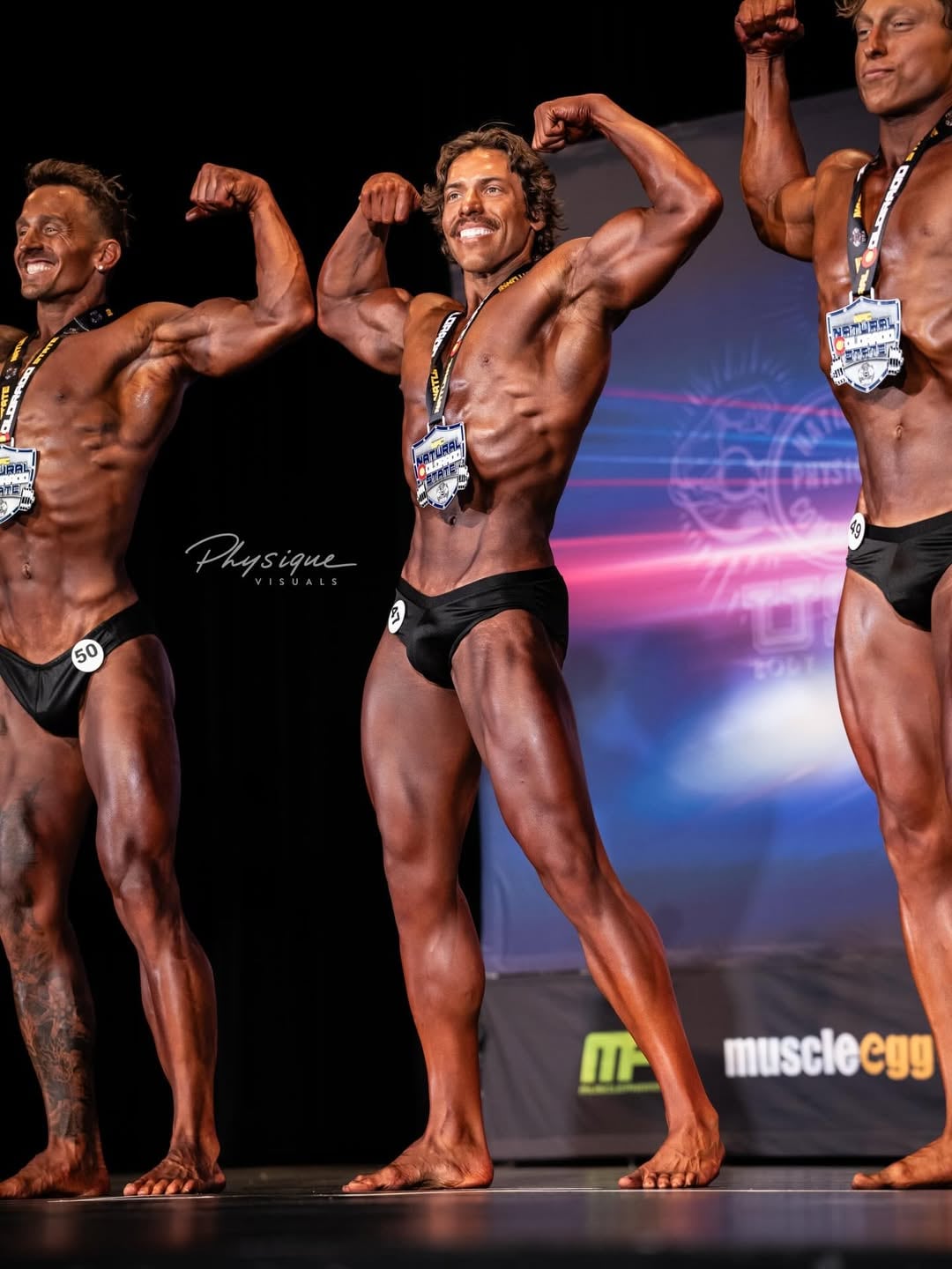 Baena, de 28 años, es una de las figuras del fisicoculturismo