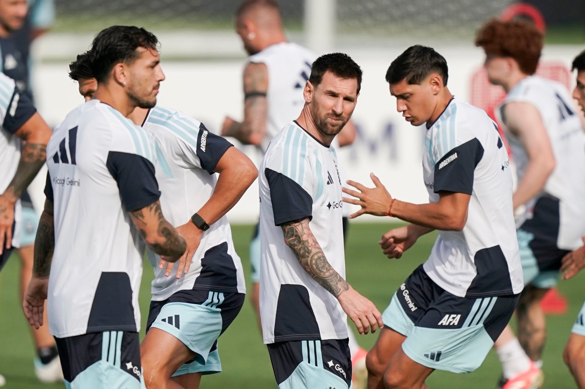 La selección argentina hace base en Kansas, pero jugará los próximos compromisos en Dallas