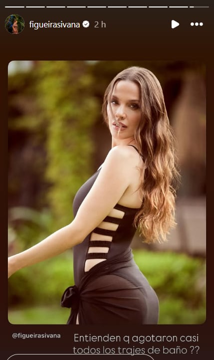 Ivana celebró las ventas de su traje de baño