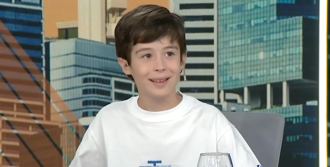 Stefano Marconi Sgroi, el niño de 9 años que es fan de los autos y tiene el coeficiente intelectual más alto del país