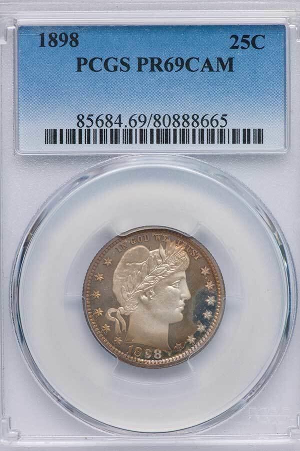 El ejemplar es uno de los pocos calificados como PR69CAM