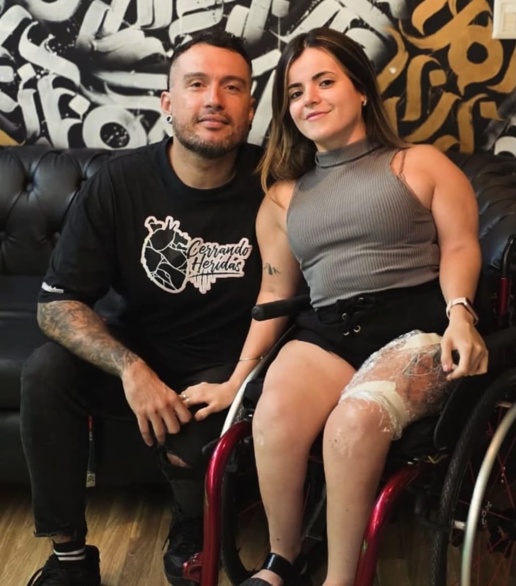 Malena junto a Eddy (Foto: Gentileza Malena)