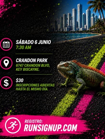 El costo para participar es de US$30 e incluye camiseta y medalla