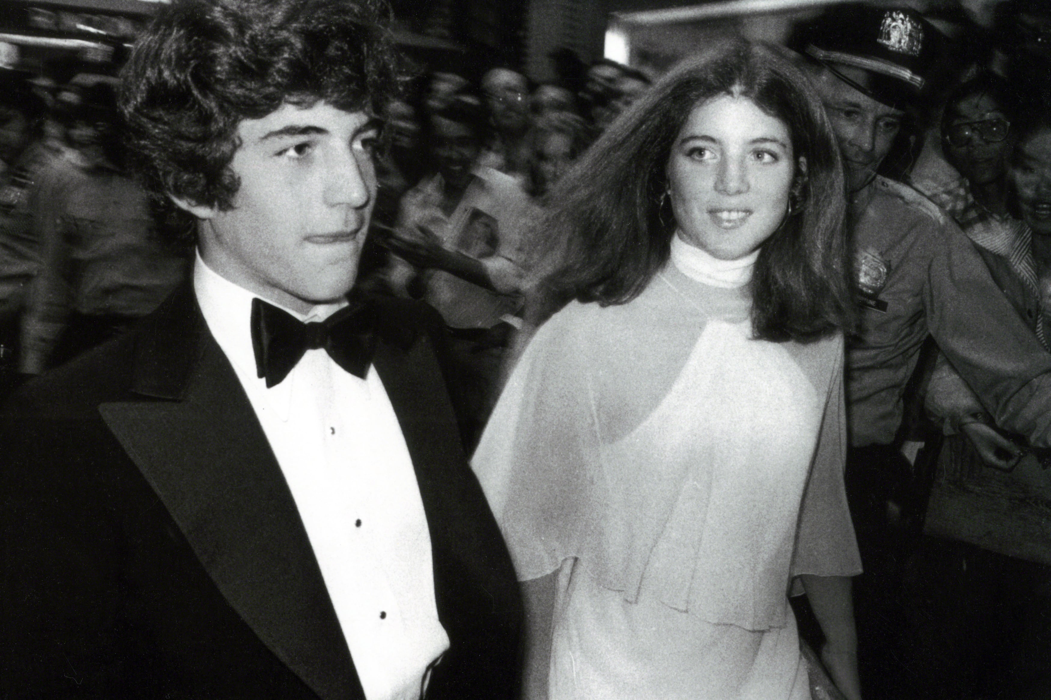 Una foto para el recuerdo junto con su hermano, John F. Kennedy Jr., en Nueva
York, en 1970