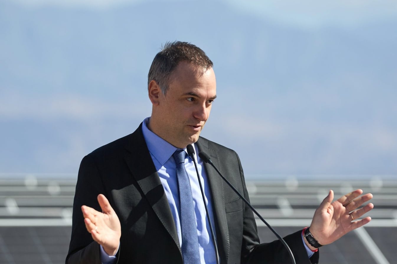 El jefe de Gabinete, Manuel Adorni