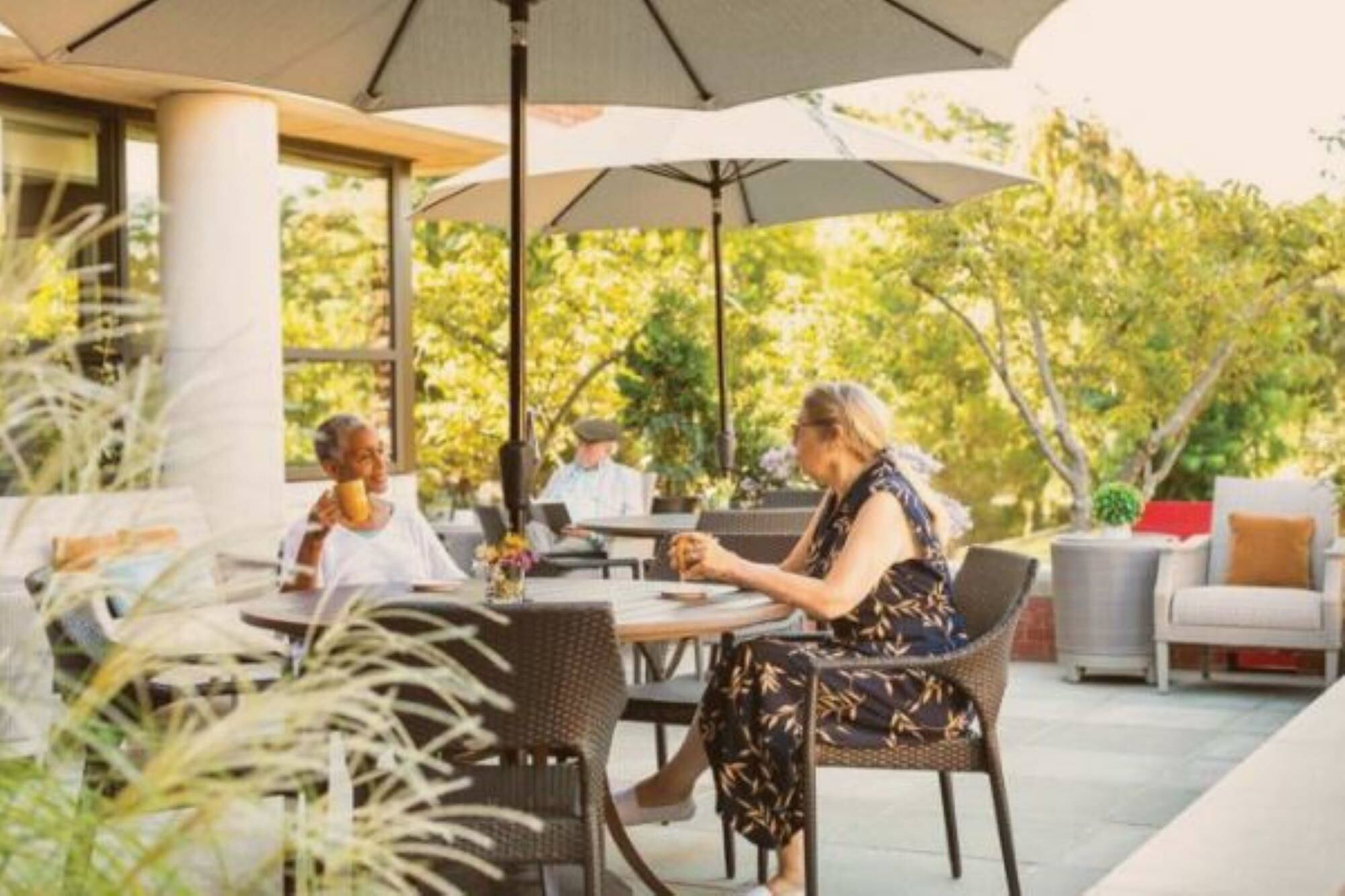 Shirley vive en la residencia para adultos Riverspring Living, donde la ayudaron a cumplir su sueño