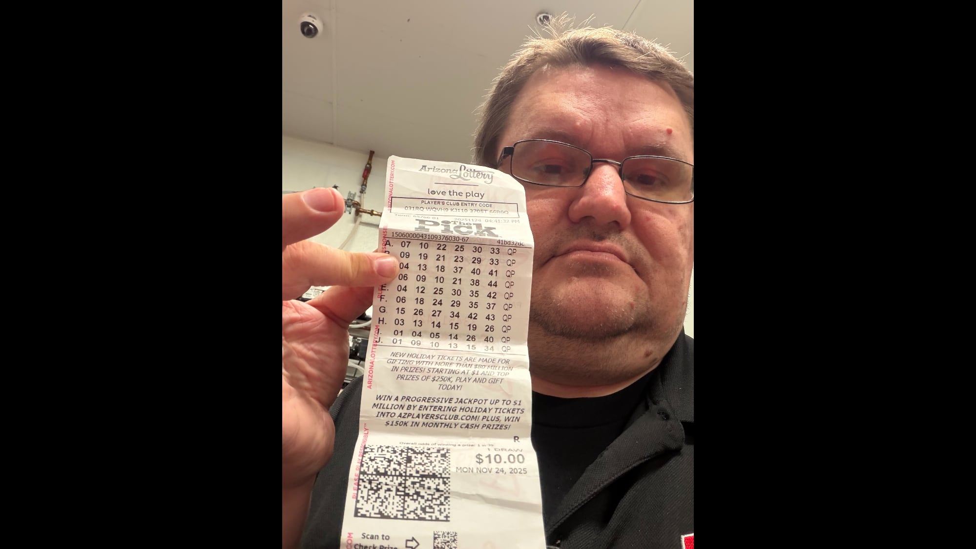 Robert Gawlitza asegura que solo siguió los procedimientos de Circle K para comprar el boleto ganador