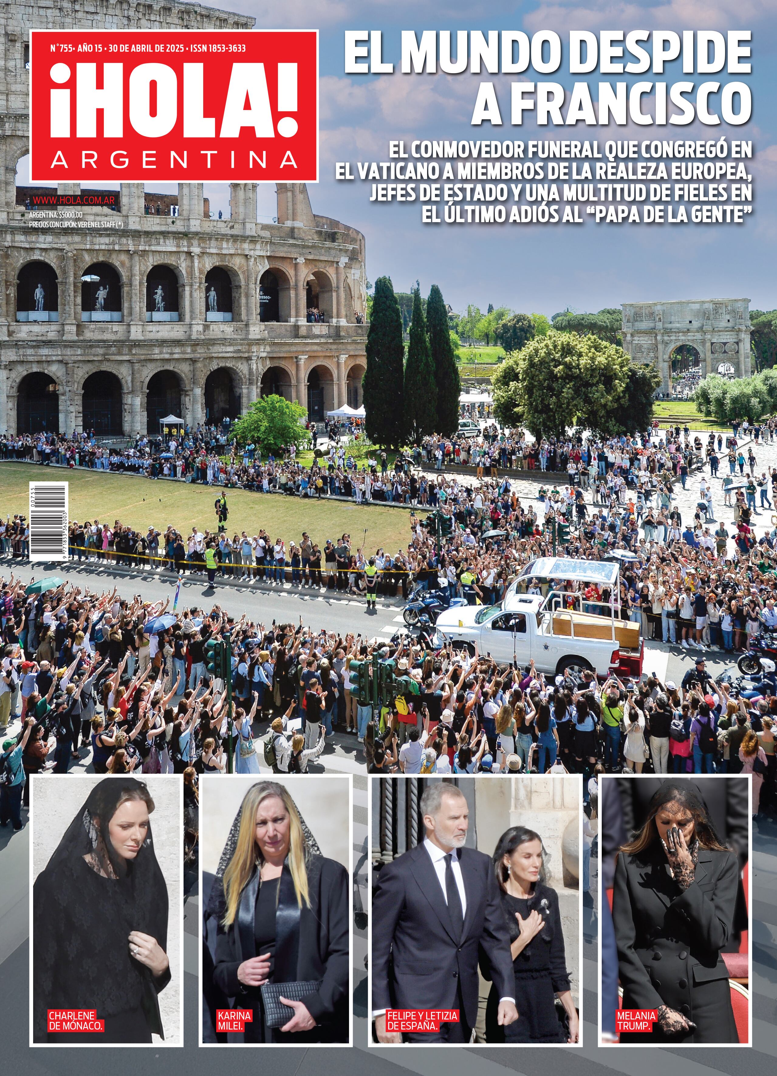 La tapa de revista ¡Hola! de esta semana