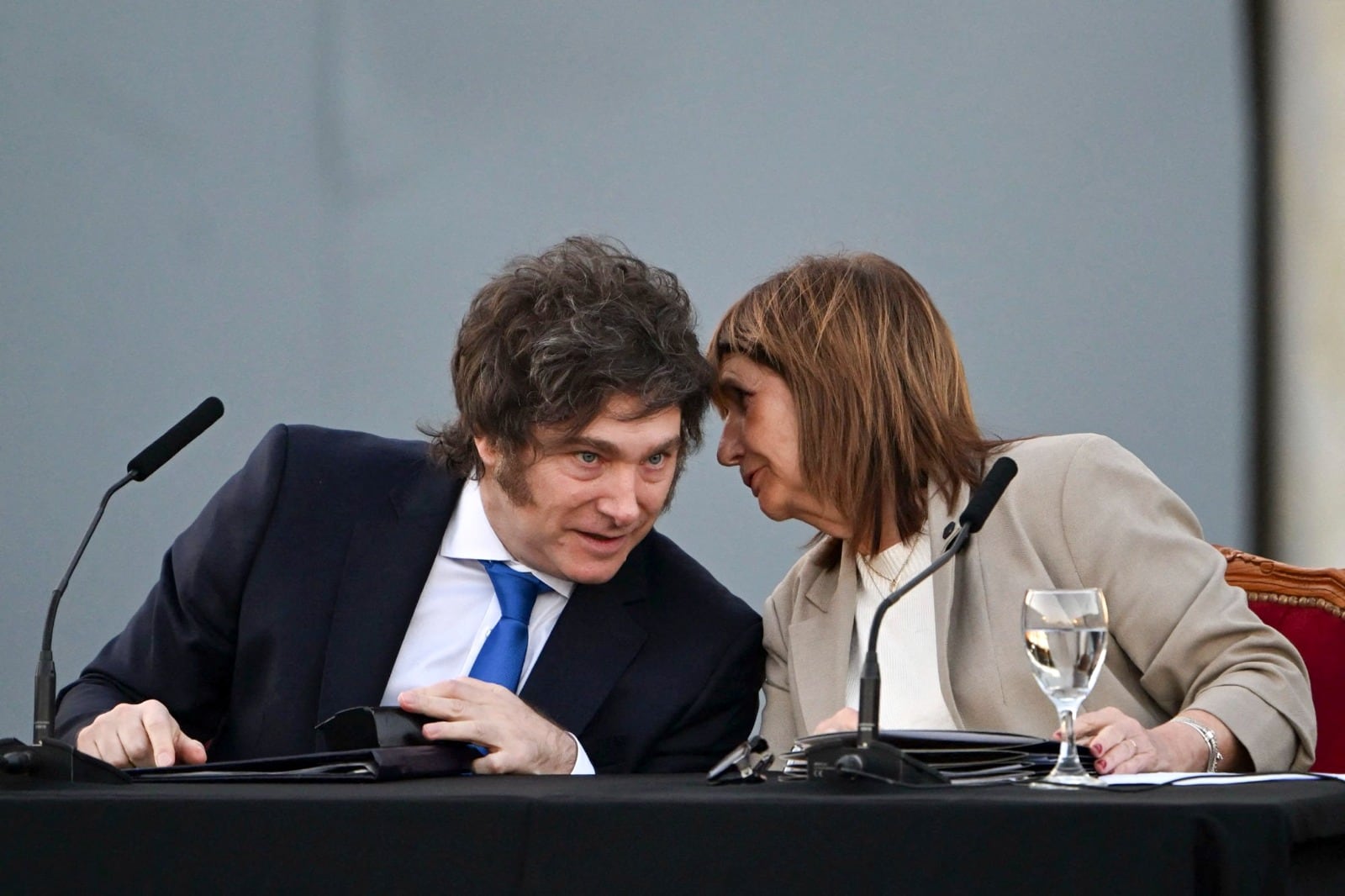 El efecto Adorni. De dos cañitos de agua a la crisis más profunda 6 Javier Milei y Patricia Bullrich