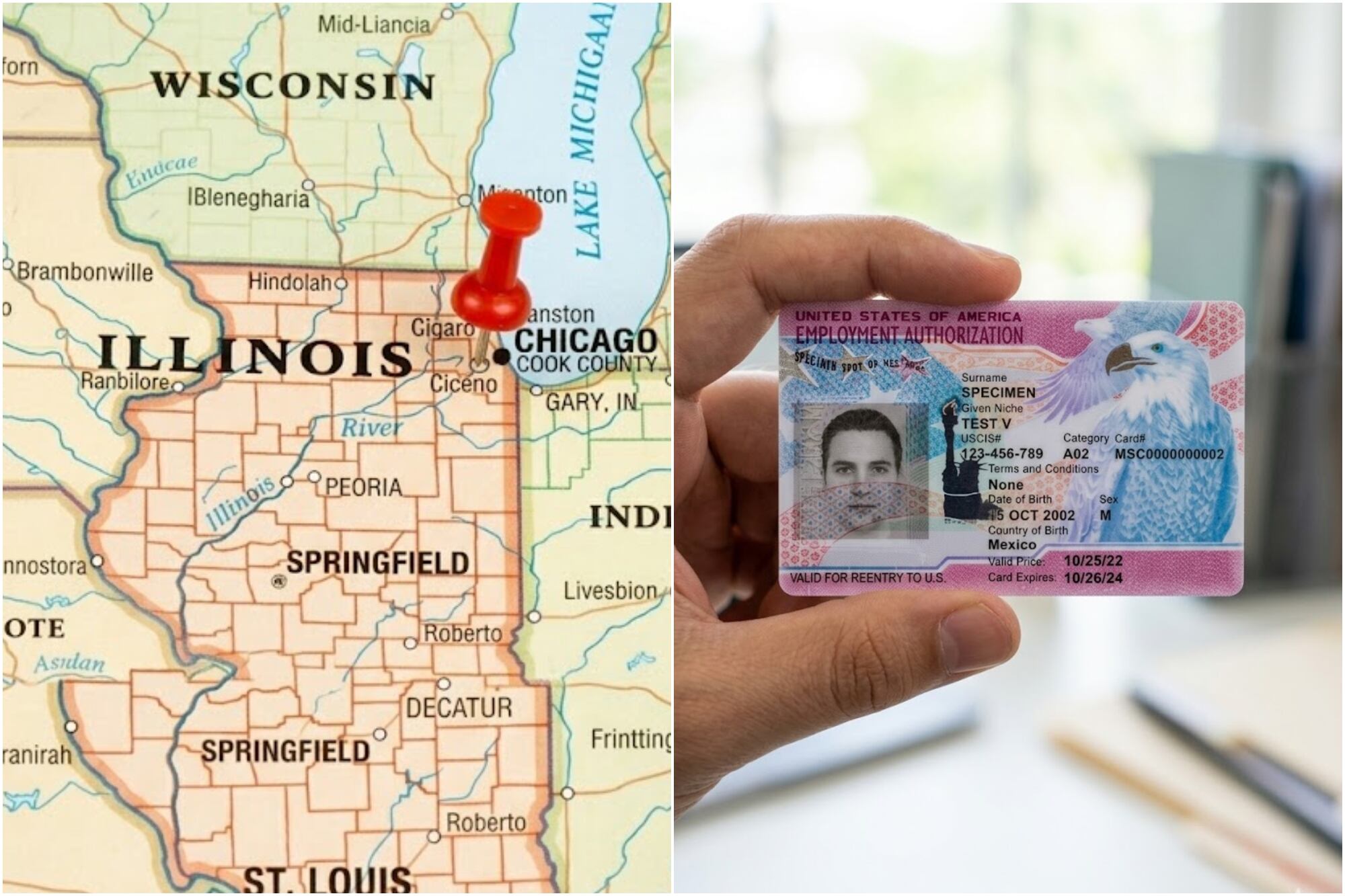 I-485 ante Uscis en Illinois: cómo solicitar hoy el permiso de trabajo mientras se aguarda la green card en 2026
