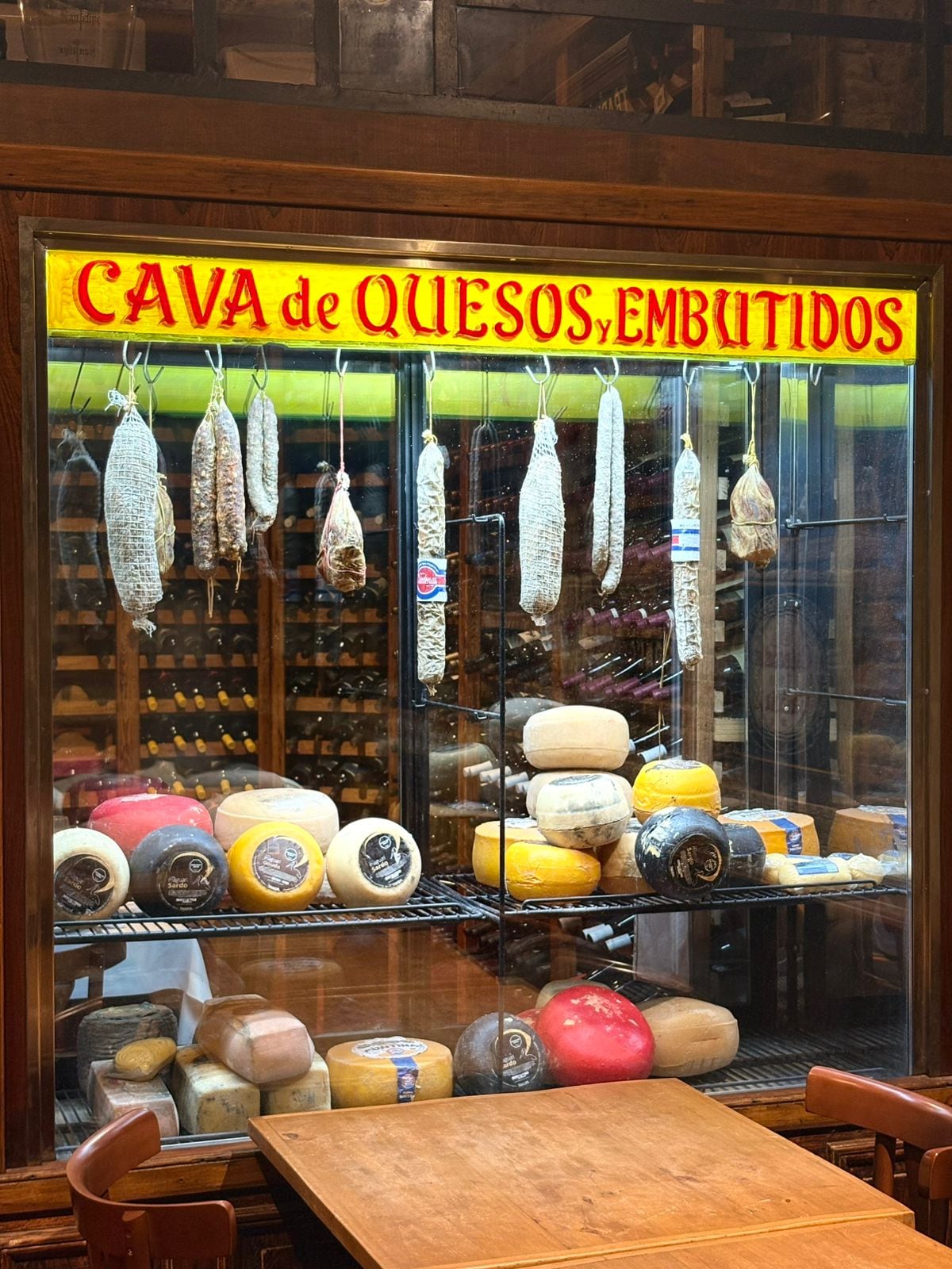 La cava de quesos y embutidos, una de las últimas incorporaciones