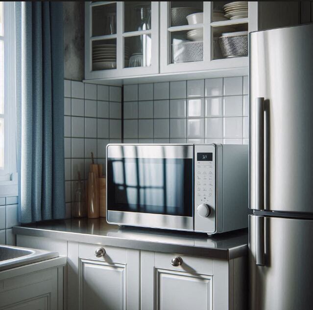Colocar el microondas junto o sobre la heladera puede ocasionar problemas a ambos electrodomésticos (fuente: Copilot)