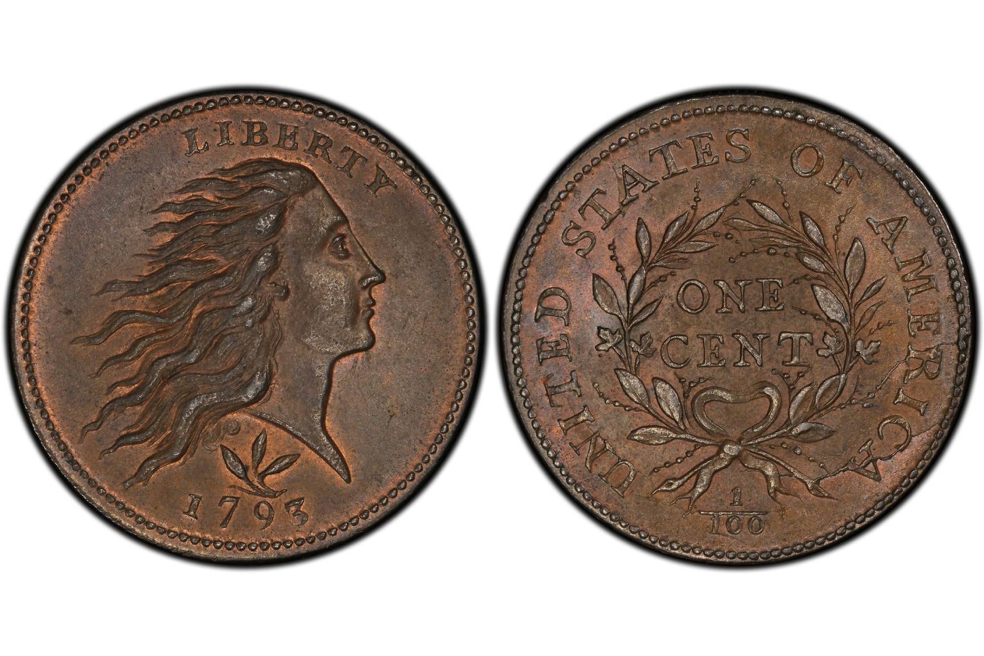 Flowing Hair Wreath Cent: cómo luce histórica moneda de un centavo que en realidad vale más de US$650.000