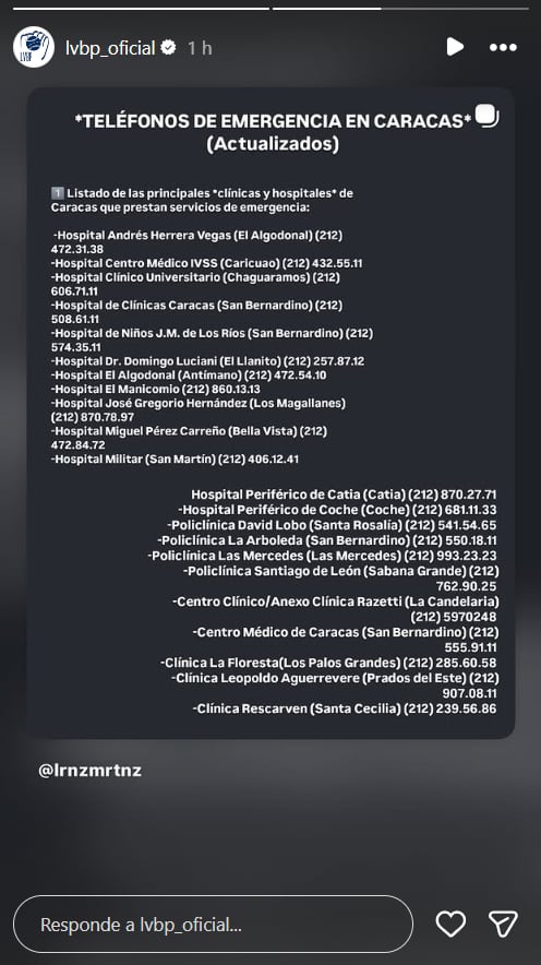 El único comunicado que realizó la Liga Mayor de Beisbol Profesional de Venezuela