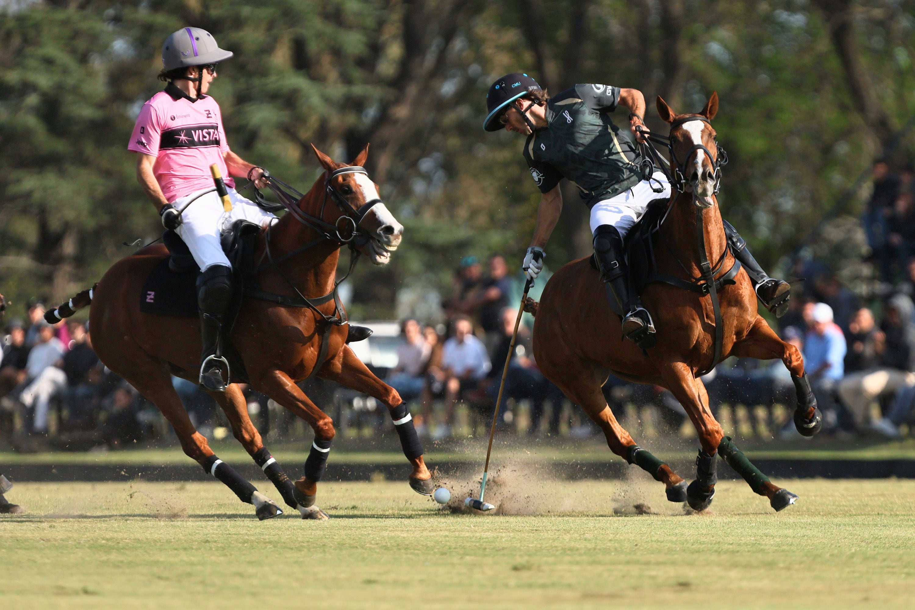 Carlos María Ulloa maniobra frente a Antonio Heguy;