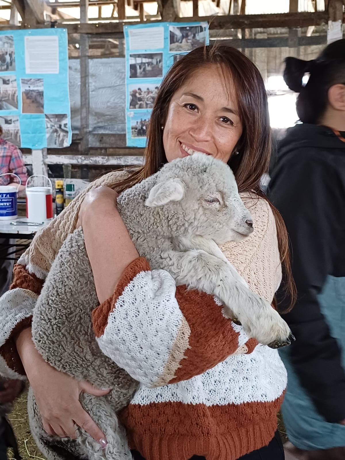 Carolina Ascencio, docente de la Escuela Agrotécnica Salesiana Nuestra Señora de la Candelaria de Río Grande