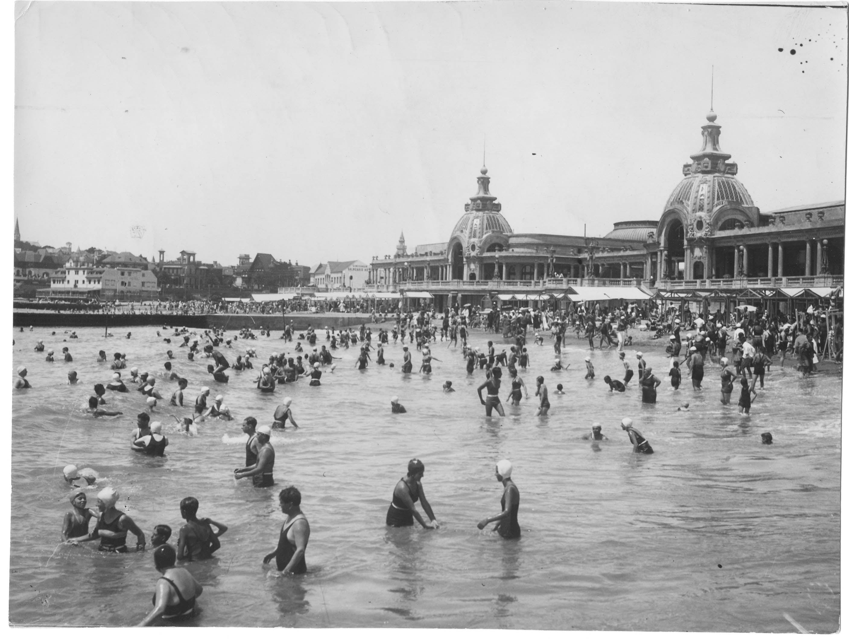 Una vista de 1934, cuatro años antes de que se aprobara el proyecto para construir el casino.