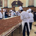 Tiramisú récord: más alto que un rascacielos