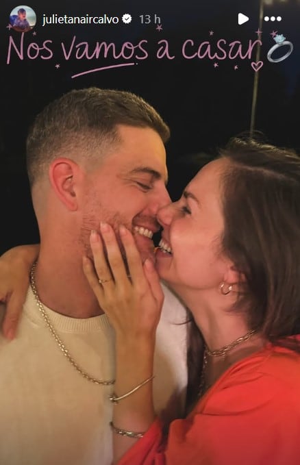 El anuncio de Julieta Nair Calvo