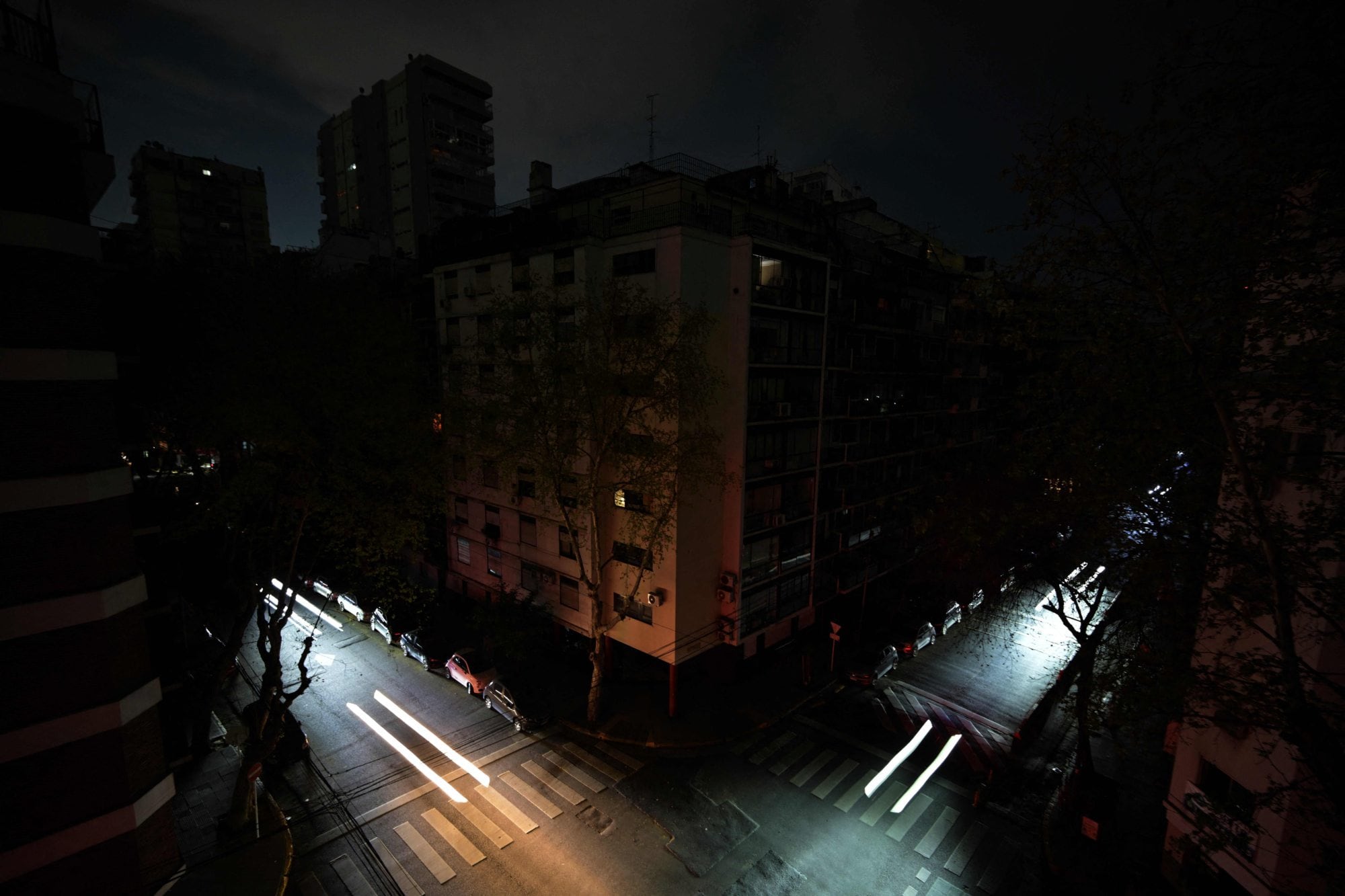 El corte de luz también afecta al barrio de Palermo