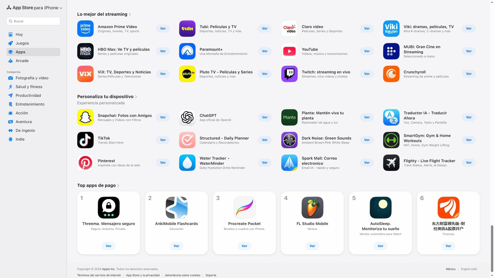 La tienda de aplicaciones de Apple estrena nuevo diseño, pero todavía no permite iniciar la instalación de apps desde la web al dispositivo en forma remota