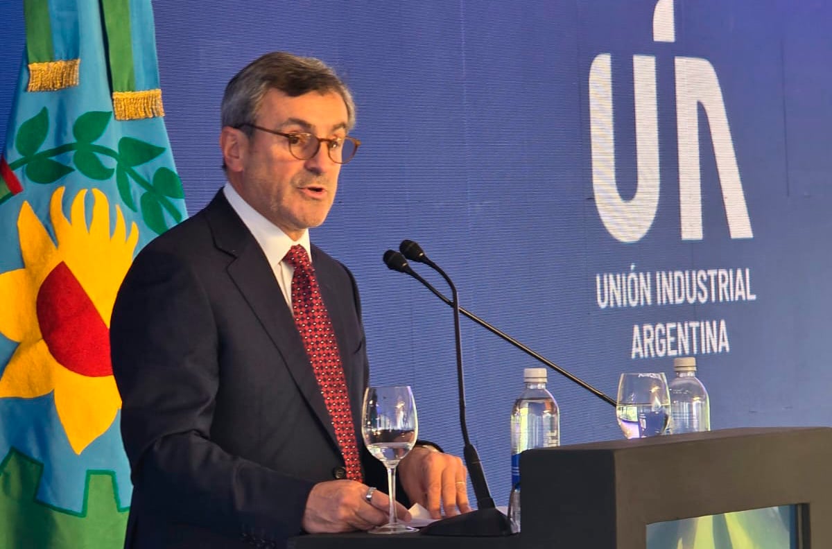 Martín Rappallini, El presidente de la Unión Industrial Argentina, disertó en el Día de la Industria Argentina
