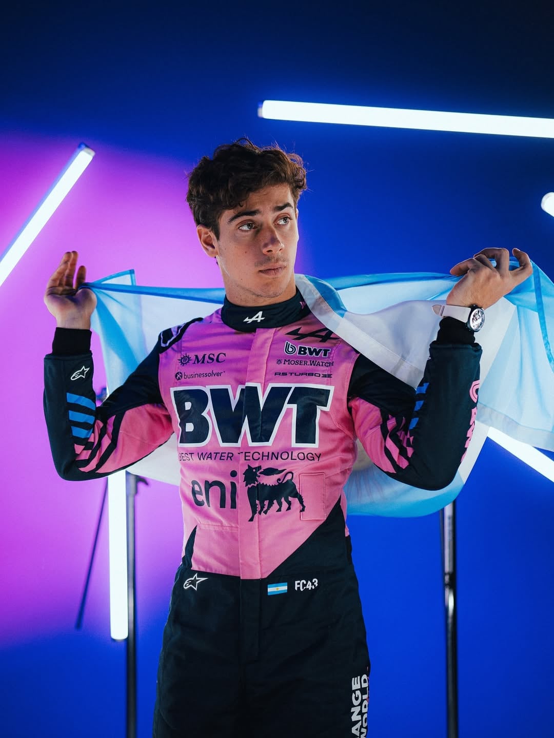 Franco busca sumar sus primeros puntos en la categoría (Foto: @alpinef1team)