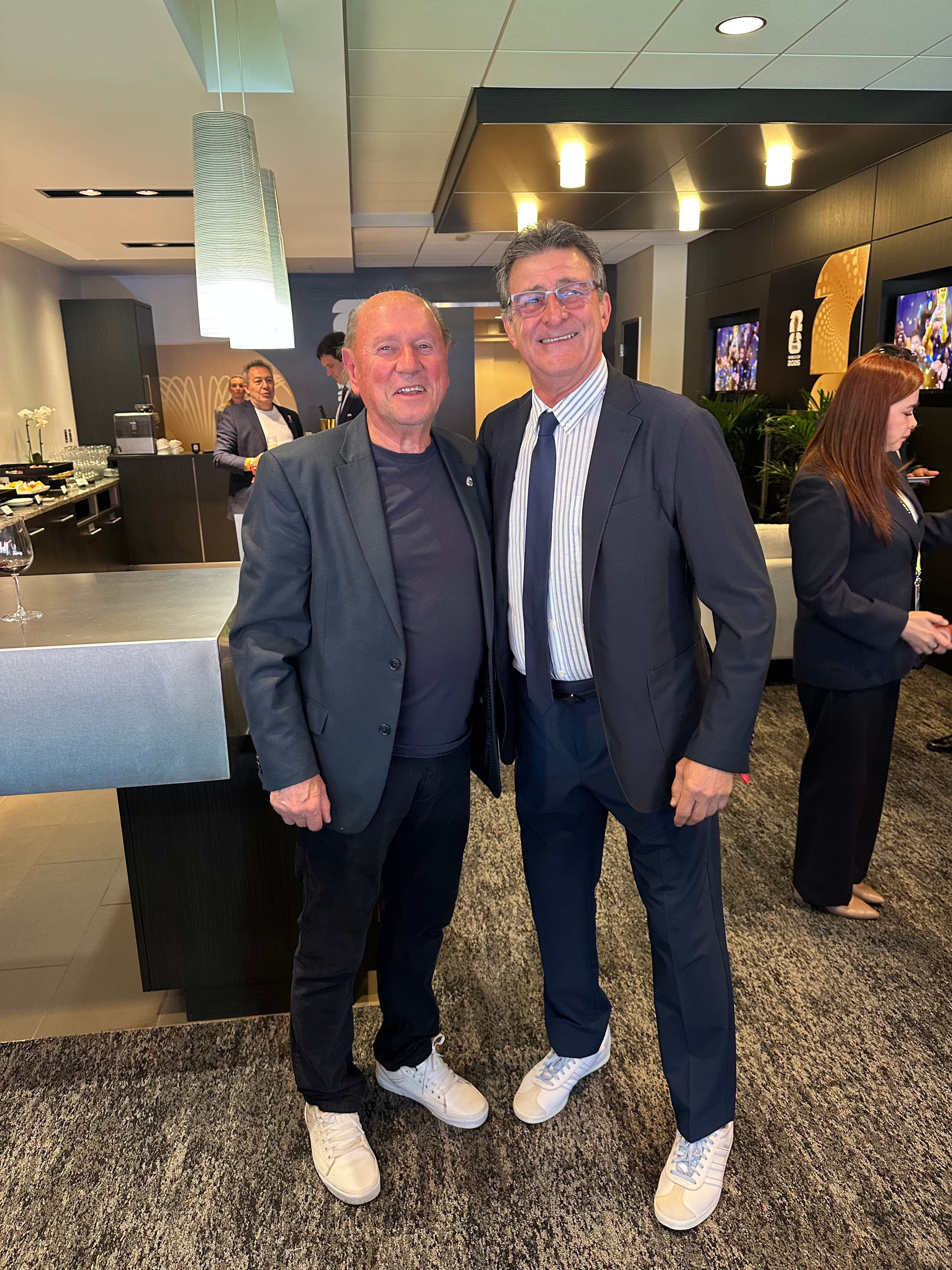 Mario Kempes estuvo presente en el debut de la selección argentina en el Mundial 2026